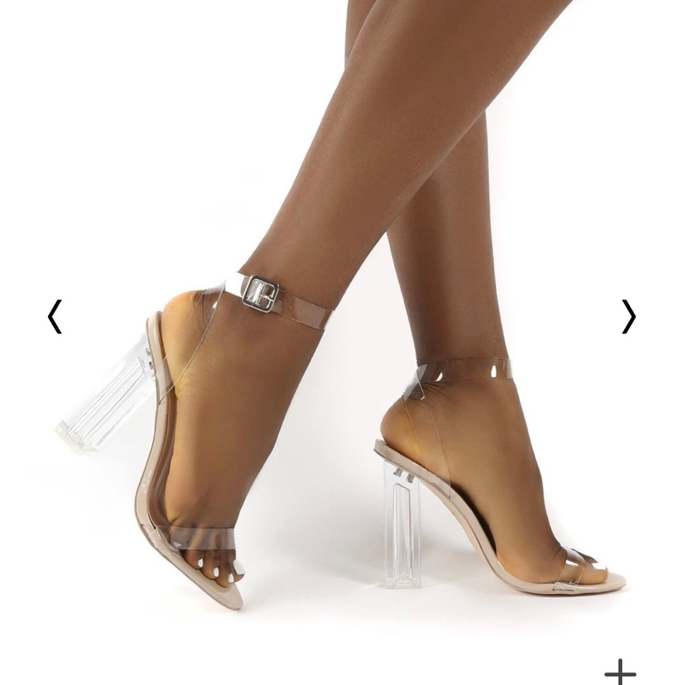 Public desire tribune square toe heels - Picture 3 of 3